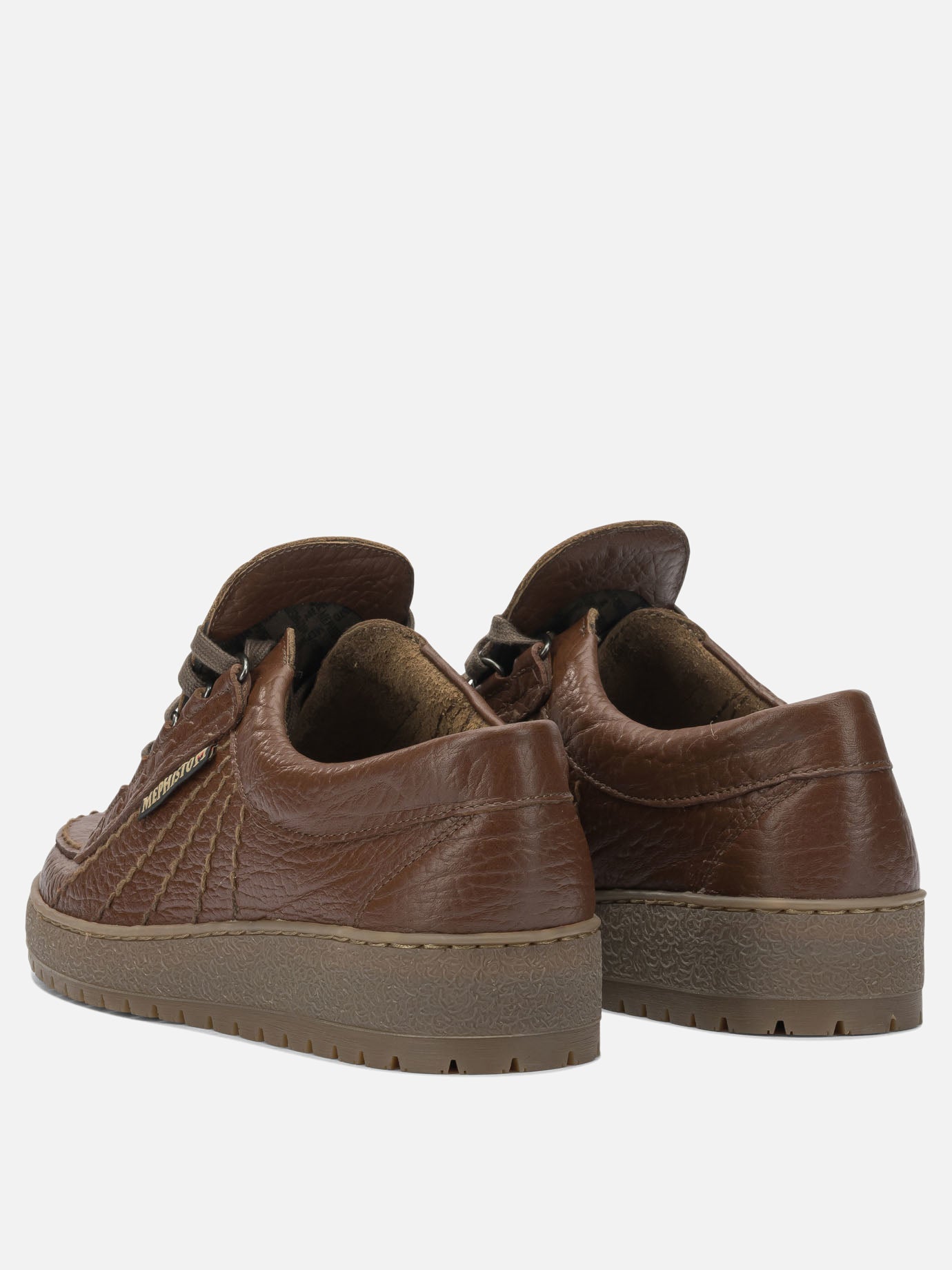 Low top sneakers 100% leather - 100% rubber  Brown - Mephisto Men | PDP | VIETTI Online Store | Zoom-Modal_4
