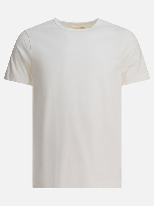 Crewneck t-shirts Solid colour  White - Merz b. Schwanen Men | PDP | VIETTI Online Store 

