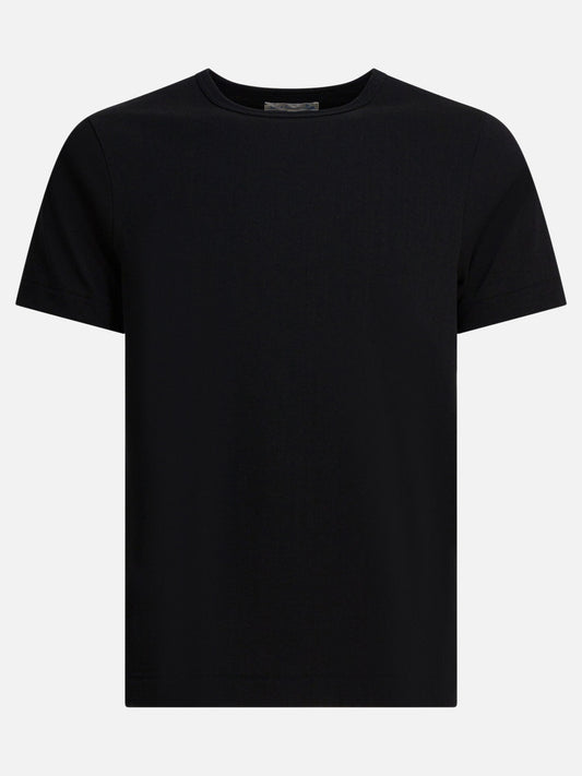 Crewneck t-shirts Solid colour  Black - Merz b. Schwanen Men | PDP | VIETTI Online Store 
