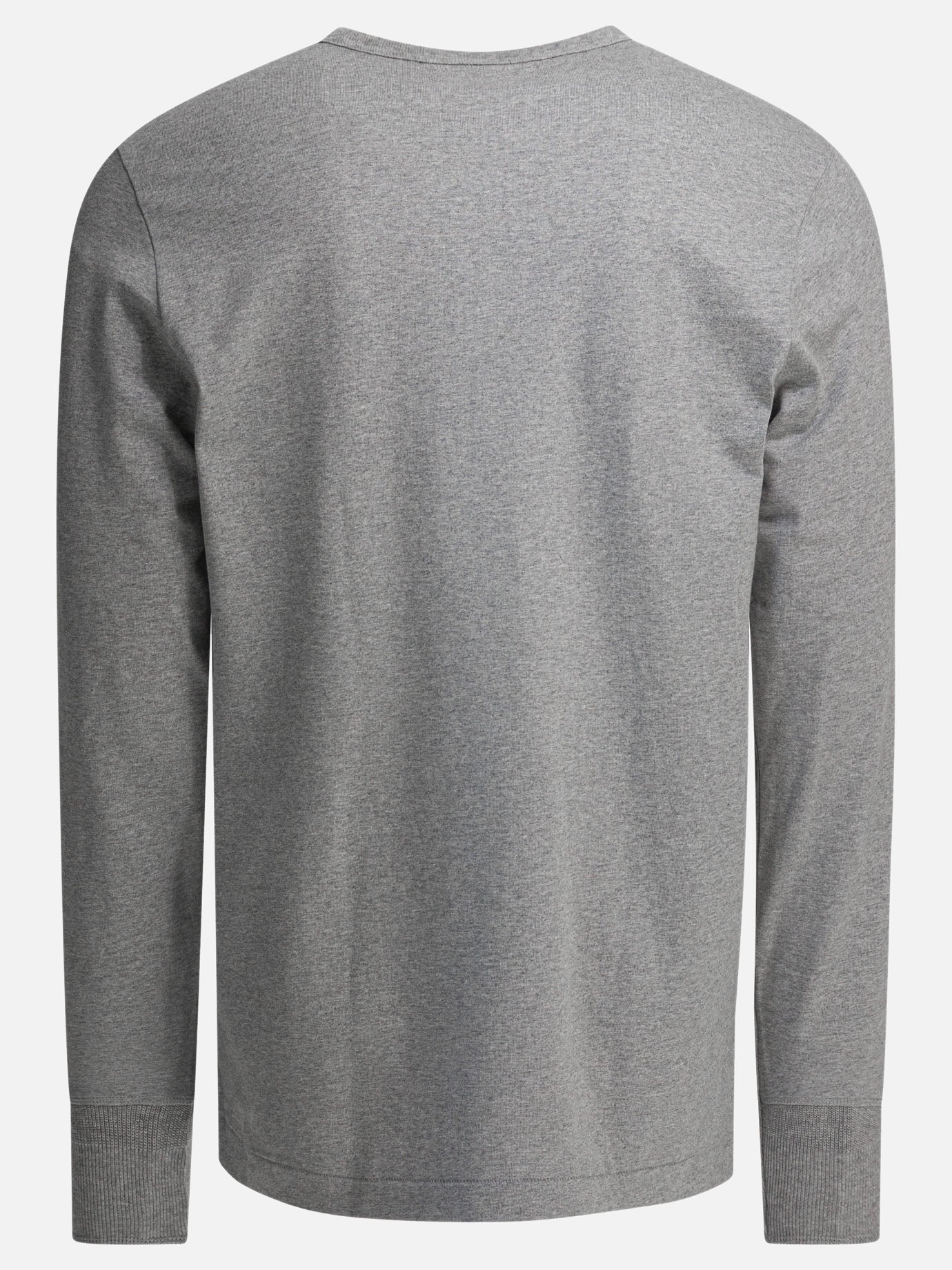 Henley t-shirts Solid colour  Grey - Merz b. Schwanen Men | PDP | VIETTI Online Store | thumbnail_2
