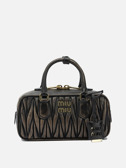 Small bags 100% lamb leather  Brown - Miu Miu Women | PDP | VIETTI Online Store 
