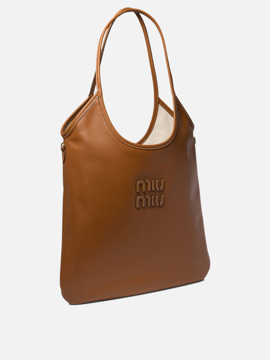 Medium bags 100% calf leather  Brown - Miu Miu Women | PLP | VIETTI Online Store | 2
