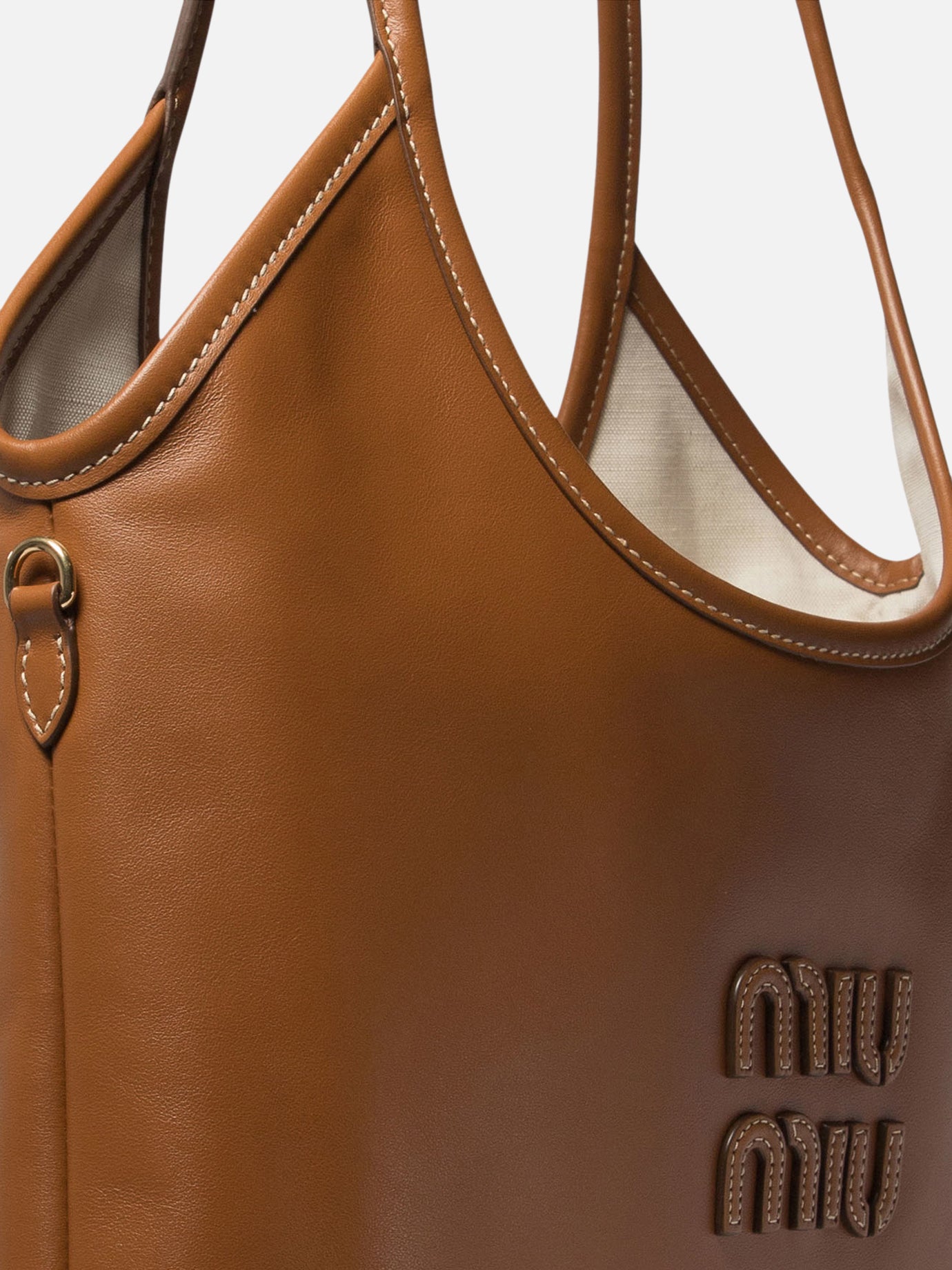 Medium bags 100% calf leather  Brown - Miu Miu Women | PDP | VIETTI Online Store | thumbnail_4