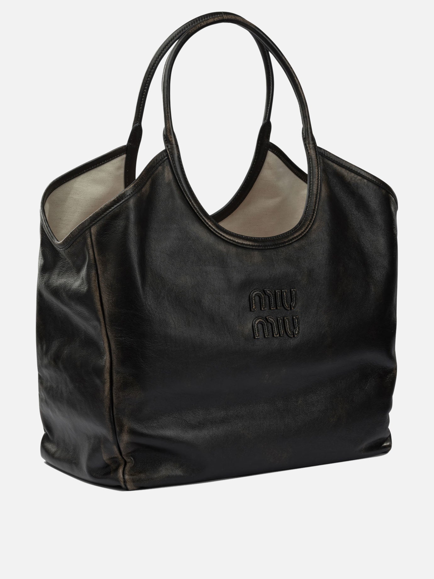 Medium bags 100% lamb leather  Brown - Miu Miu Women | PDP | VIETTI Online Store | Zoom-Modal_2
