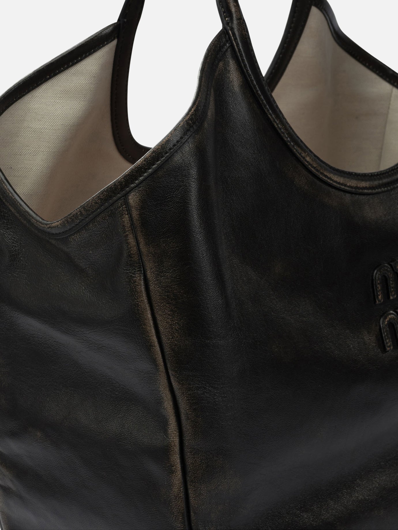 Medium bags 100% lamb leather  Brown - Miu Miu Women | PDP | VIETTI Online Store | Zoom-Modal_4
