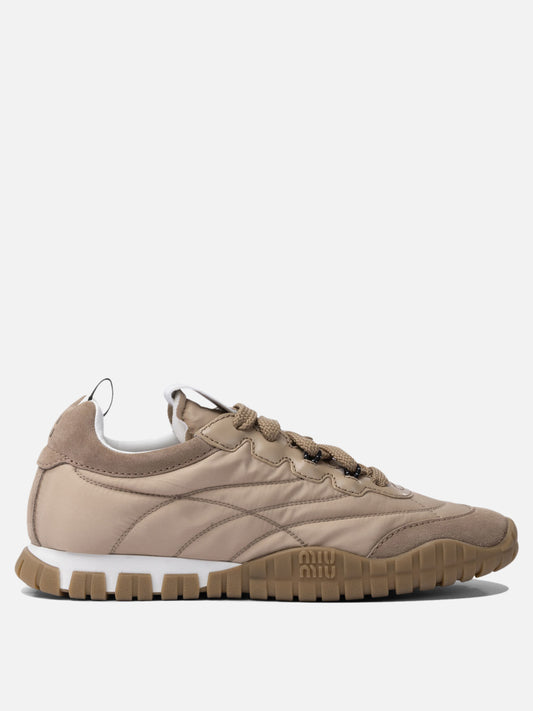 Low top sneakers 5E417E  Brown - Miu Miu Women | PDP | VIETTI Online Store 
