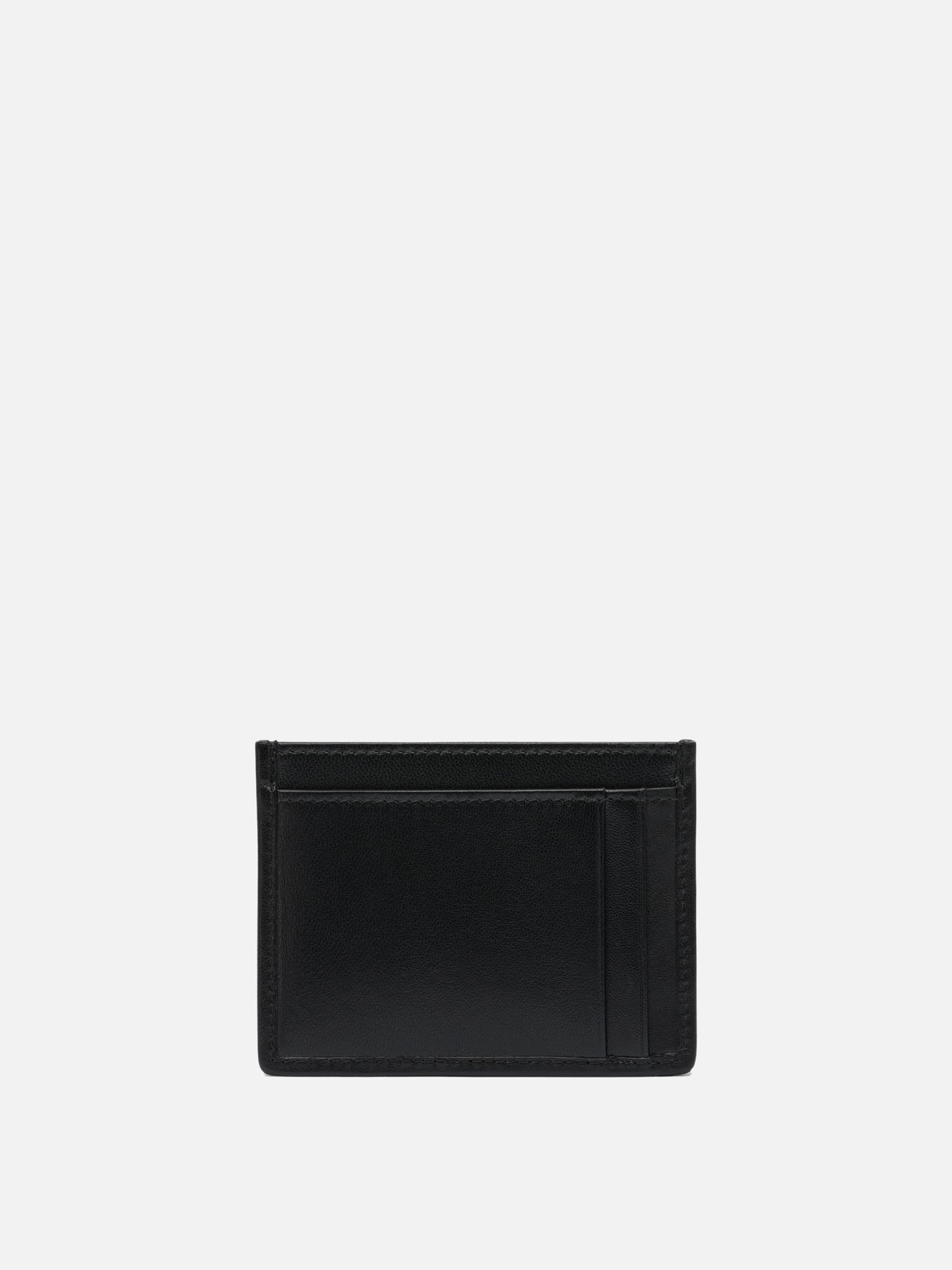 Miu Miu Matelassé nappa leather card holders Black