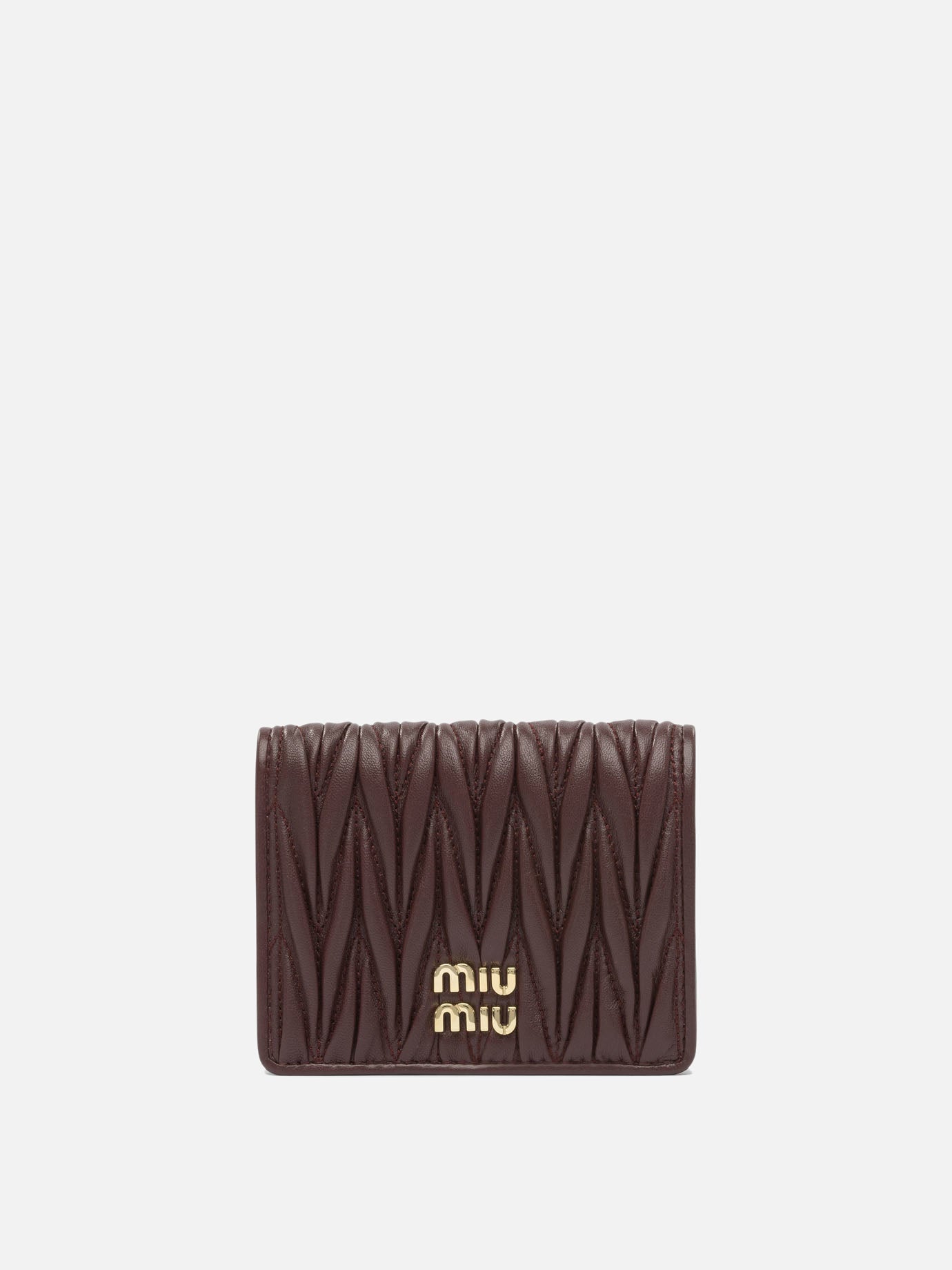 Wallets Logo  Bordeaux - Miu Miu Women | PDP | VIETTI Online Store | thumbnail