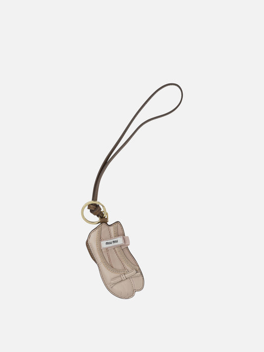 Miu Miu Trick keychain "Miu Ballet" 25206092_UNI Pink 1