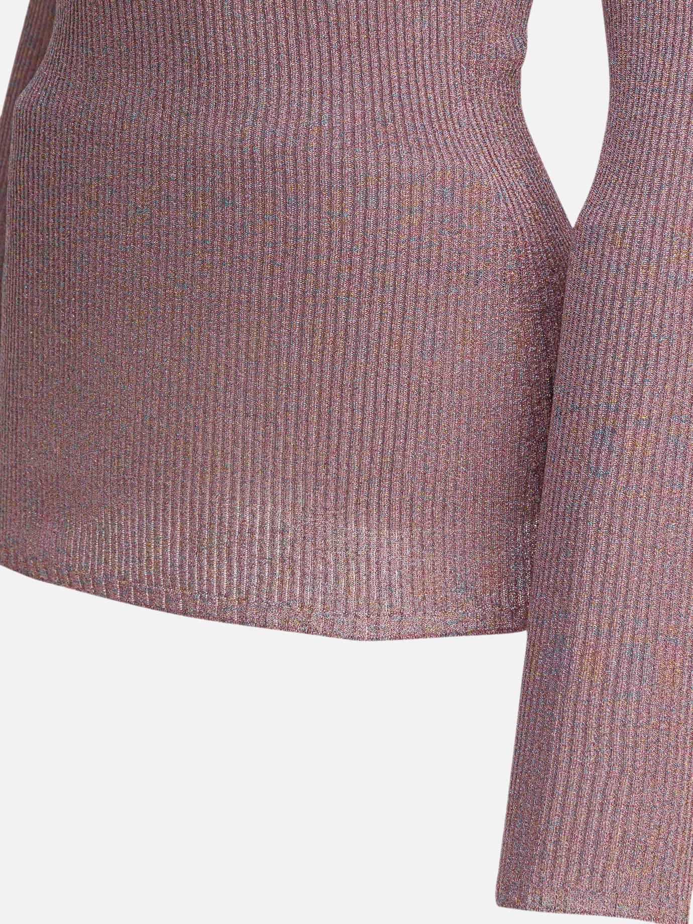 V neck sweaters Mélange  Pink - Miu Miu Women | PDP | VIETTI Online Store | thumbnail_4