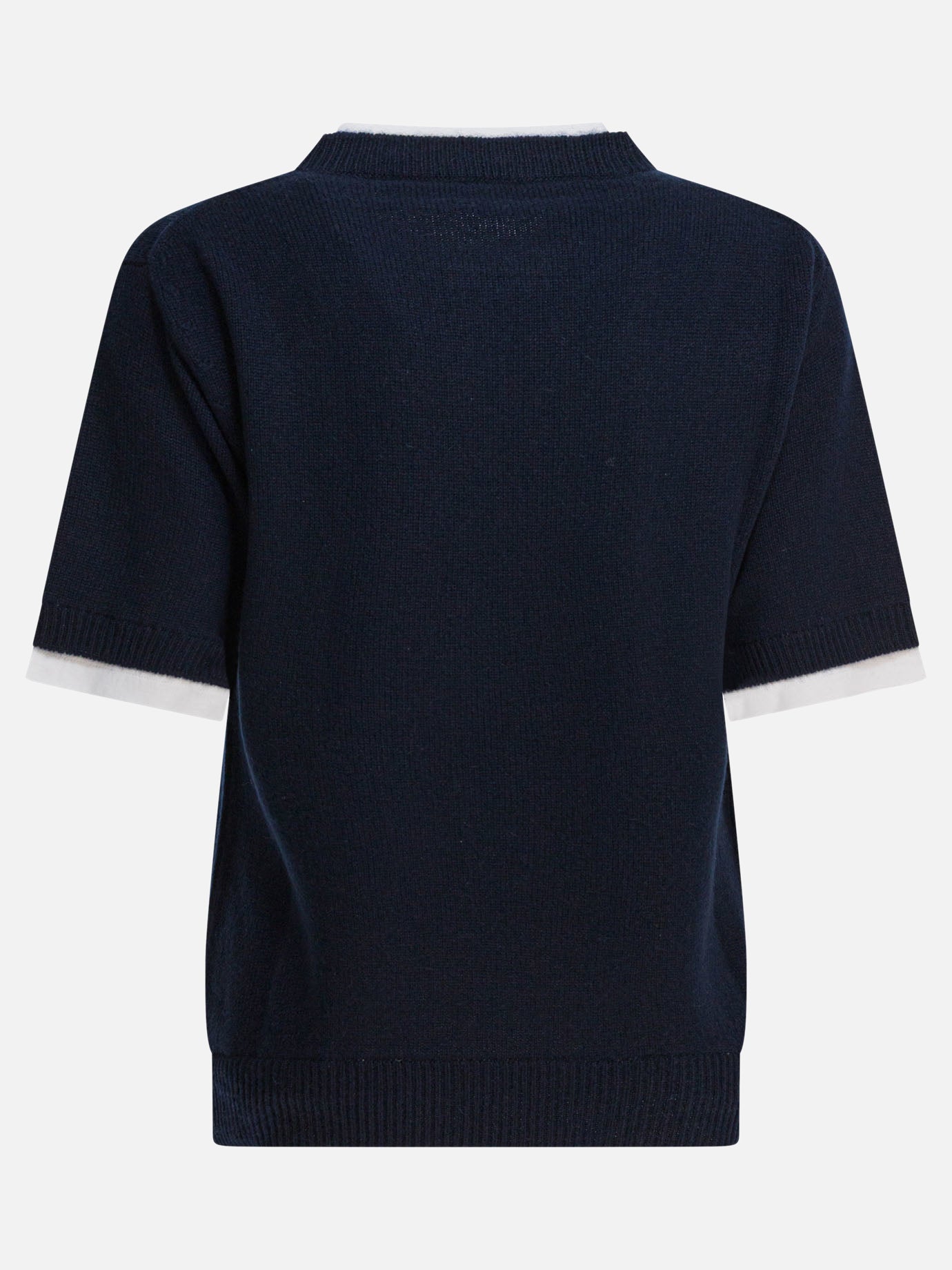 Crewneck sweaters Logo  Blue - Miu Miu Women | PDP | VIETTI Online Store | Zoom-Modal_2
