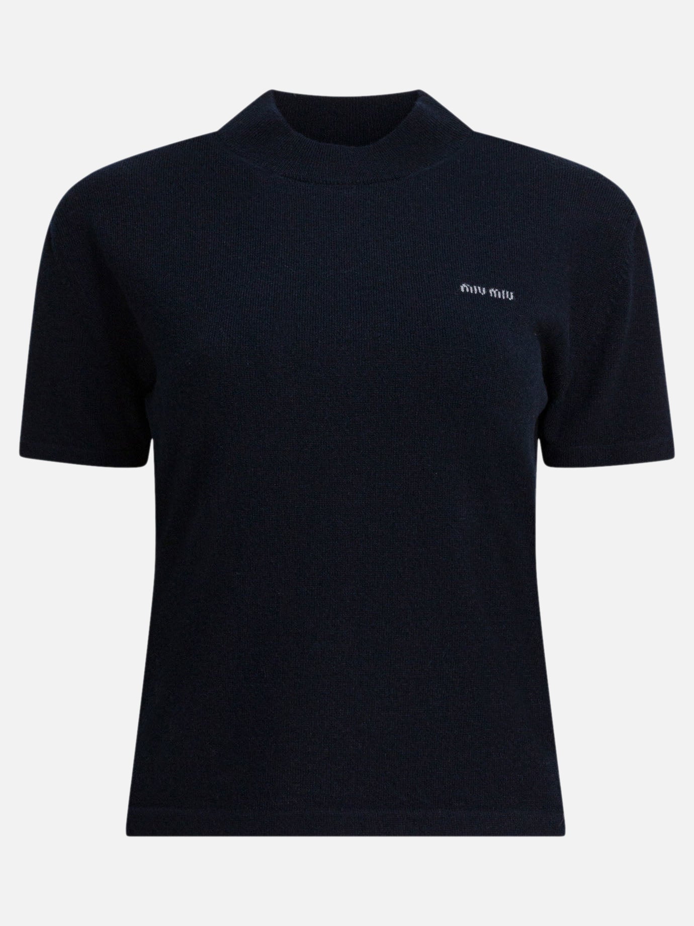 Polo shirts with buttons Logo  Blue - Miu Miu Women | PDP | VIETTI Online Store | Zoom-Modal
