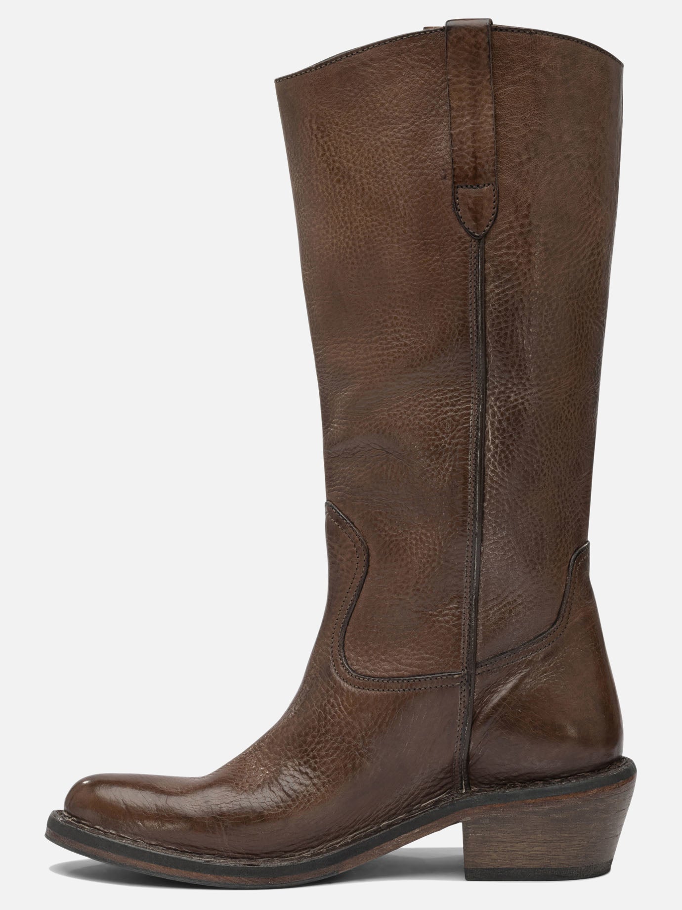Cowboy 100% leather - 80% rubber 20% leather  Brown - Moma Women | PDP | VIETTI Online Store | Zoom-Modal_3
