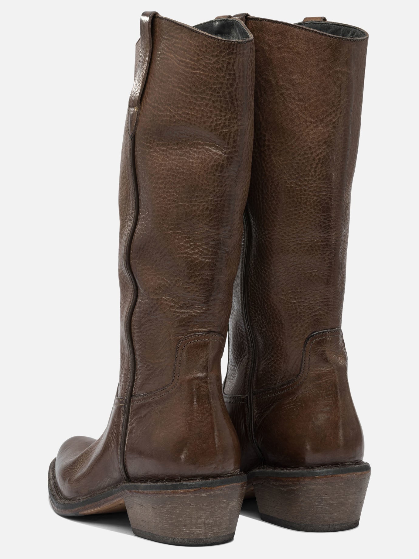 Cowboy 100% leather - 80% rubber 20% leather  Brown - Moma Women | PDP | VIETTI Online Store | thumbnail_4