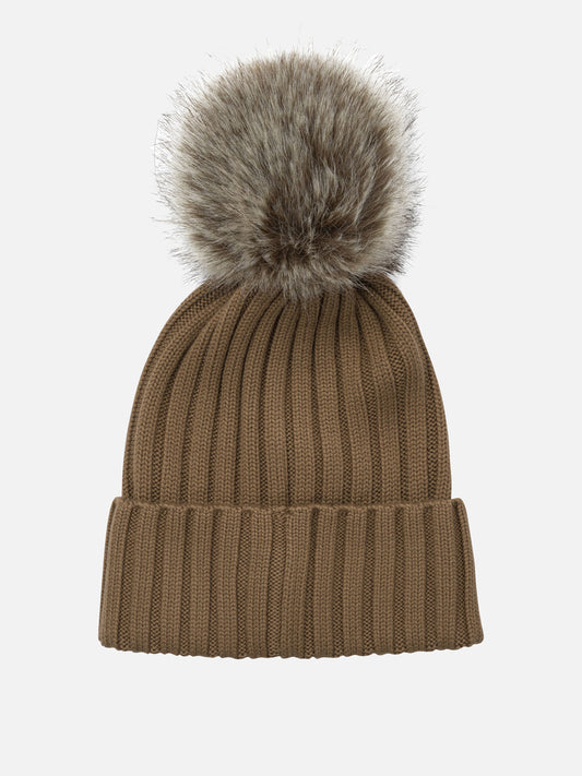 Beanies Logo  Brown - Moncler Women | PLP | VIETTI Online Store | 2
