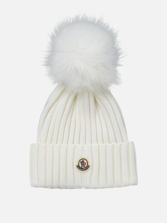 Beanies Logo  White - Moncler Women | PLP | VIETTI Online Store 
