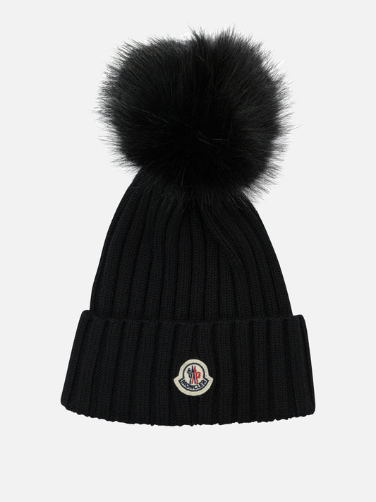 Beanies Logo  Black - Moncler Women | PLP | VIETTI Online Store 
