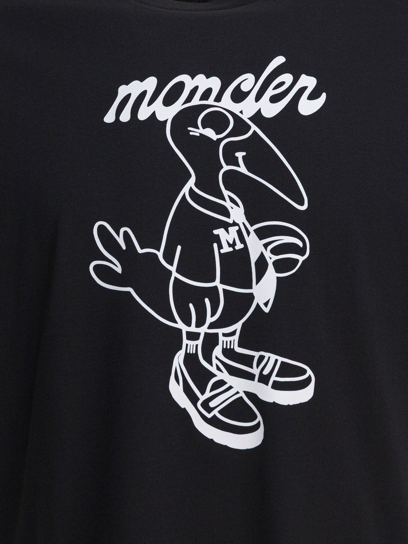 Crewneck t-shirts Logo  Black - Moncler Men | PDP | VIETTI Online Store | Zoom-Modal_3
