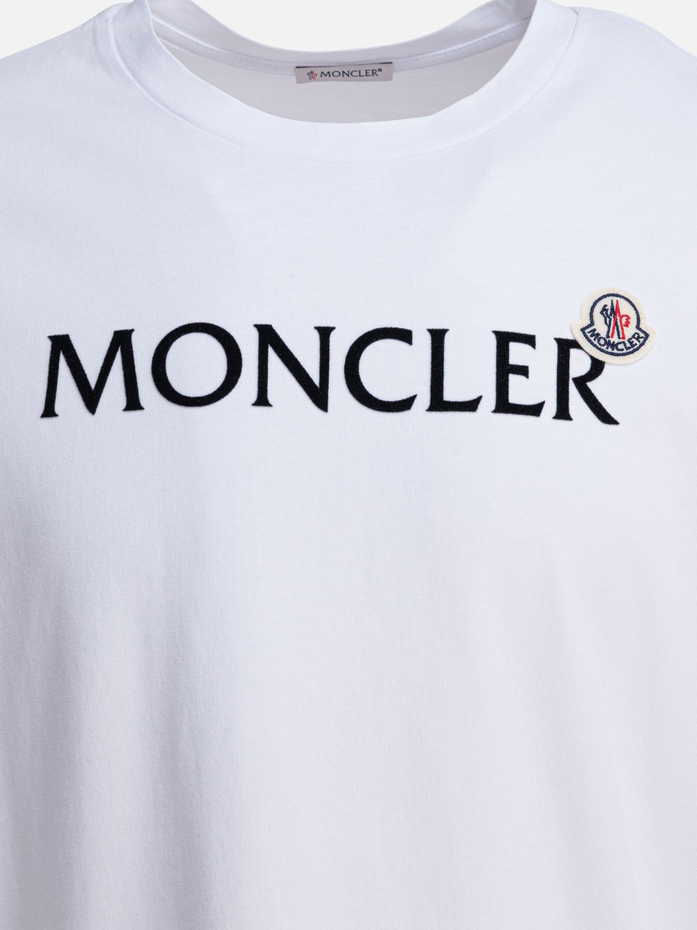 Crewneck t-shirts Logo  White - Moncler Men | PDP | VIETTI Online Store | thumbnail_3