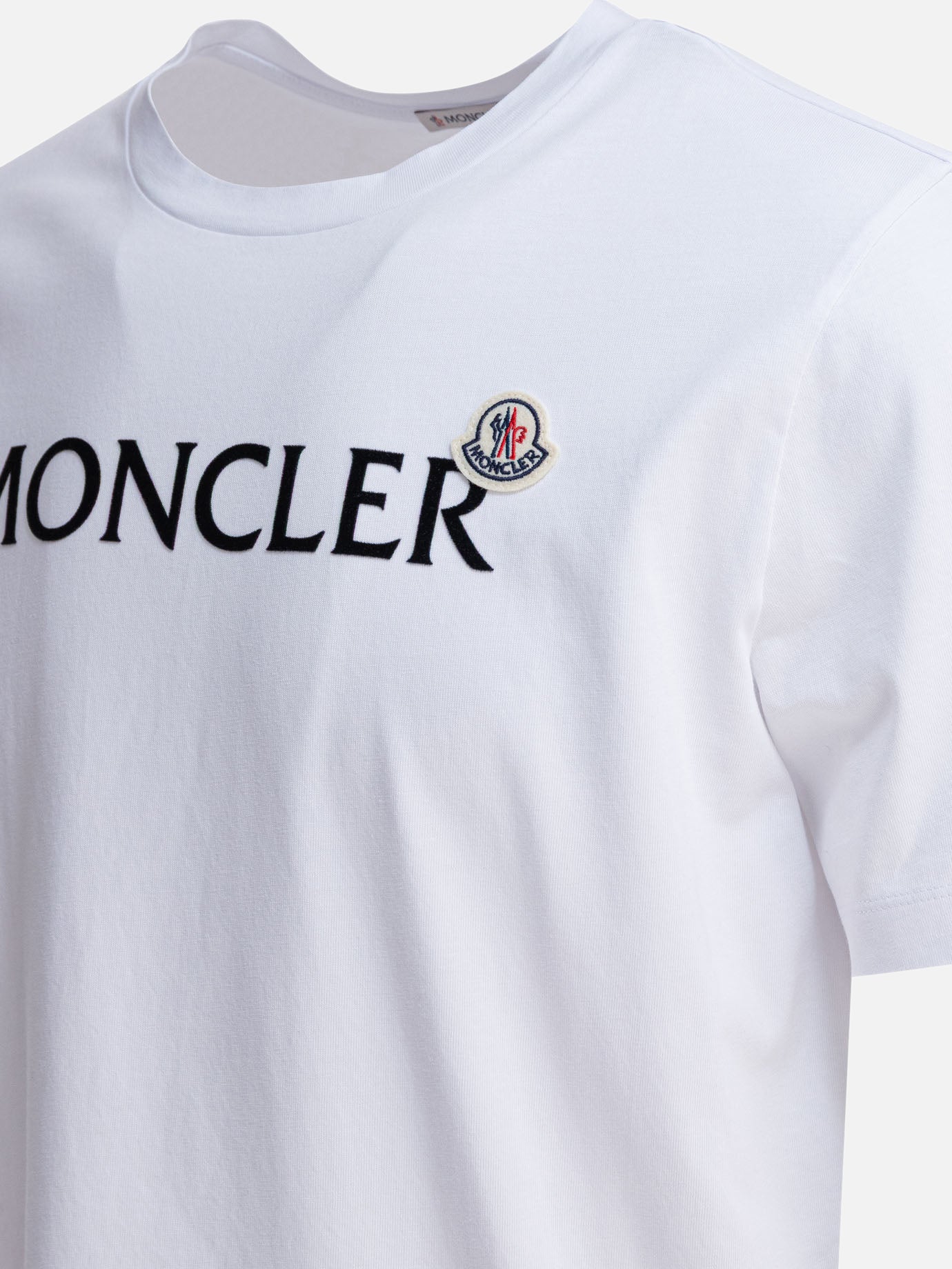 Crewneck t-shirts Logo  White - Moncler Men | PDP | VIETTI Online Store | thumbnail_4