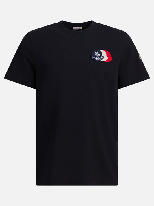 Crewneck t-shirts Logo  Black - Moncler Men | PLP | VIETTI Online Store 
