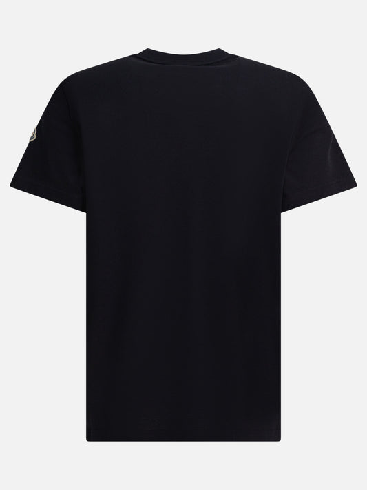 Crewneck t-shirts Logo  Black - Moncler Men | PLP | VIETTI Online Store | 2
