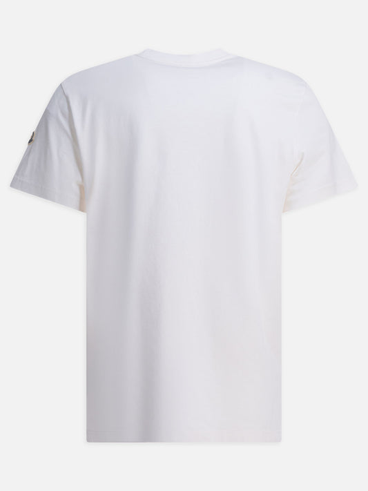 Crewneck t-shirts Logo  White - Moncler Men | PLP | VIETTI Online Store | 2
