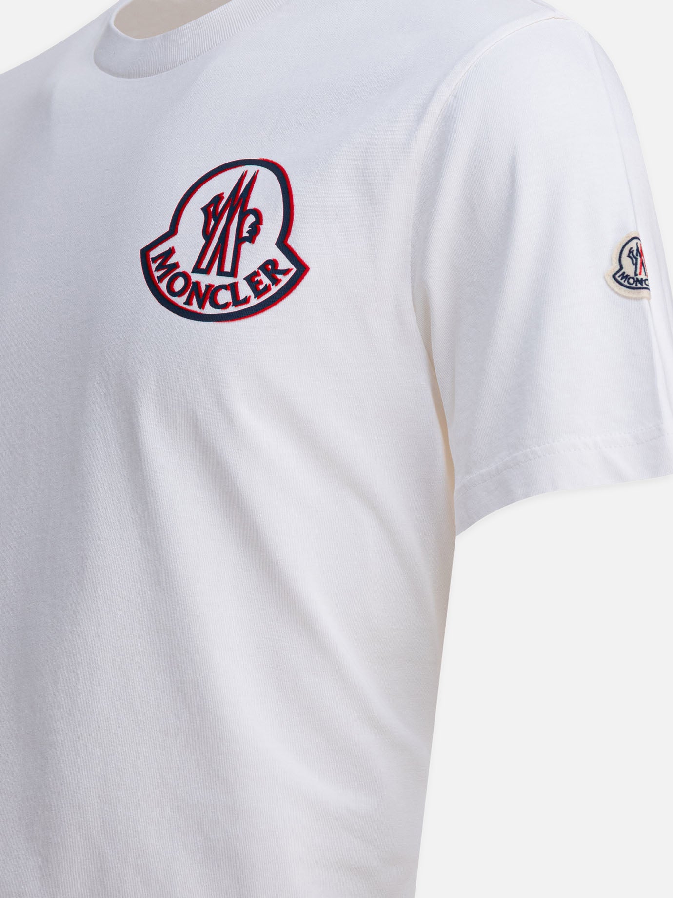 Crewneck t-shirts Logo  White - Moncler Men | PDP | VIETTI Online Store | thumbnail_4