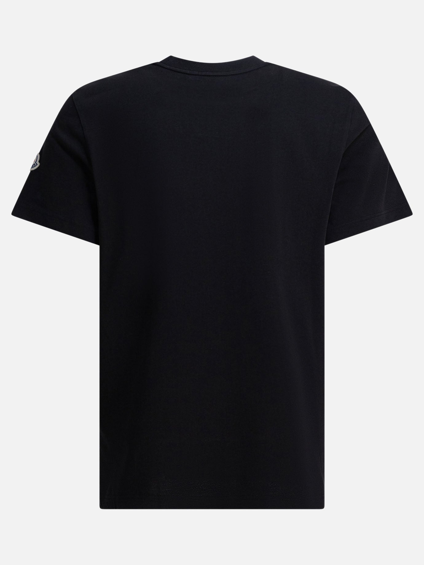 Crewneck t-shirts Logo  Black - Moncler Men | PDP | VIETTI Online Store | Zoom-Modal_2
