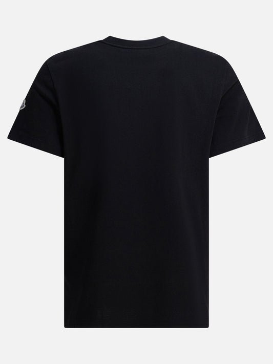 Crewneck t-shirts Logo  Black - Moncler Men | PLP | VIETTI Online Store | 2
