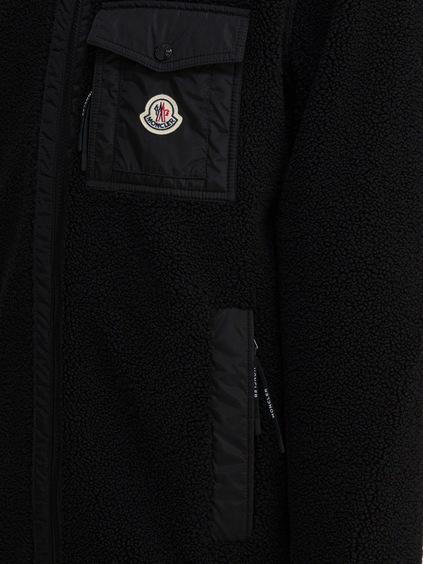 Fleece jackets Logo  Black - Moncler Men | PDP | VIETTI Online Store | thumbnail_4