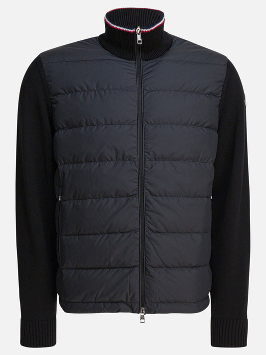 Down jackets Solid colour  Black - Moncler Men | PLP | VIETTI Online Store 
