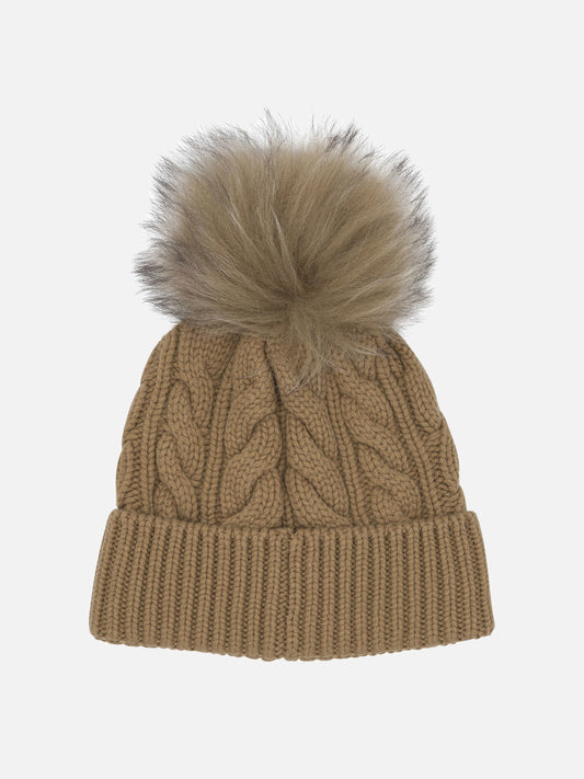 Beanies Logo  Beige - Moncler Grenoble Women | PLP | VIETTI Online Store | 2
