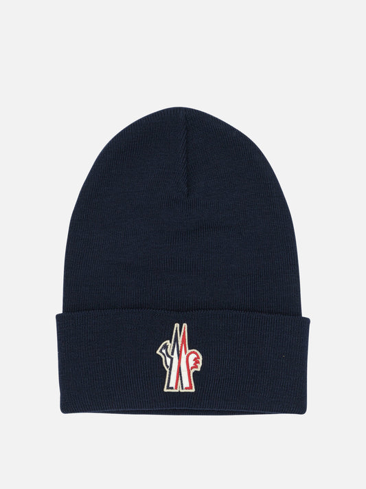 Beanies Logo  Blue - Moncler Grenoble Men | PLP | VIETTI Online Store 
