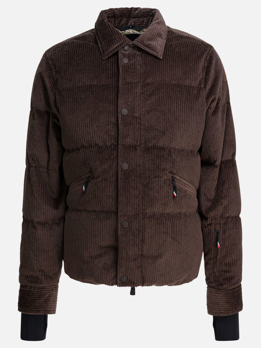 Down jackets Solid colour  Brown - Moncler Grenoble Men | PDP | VIETTI Online Store 
