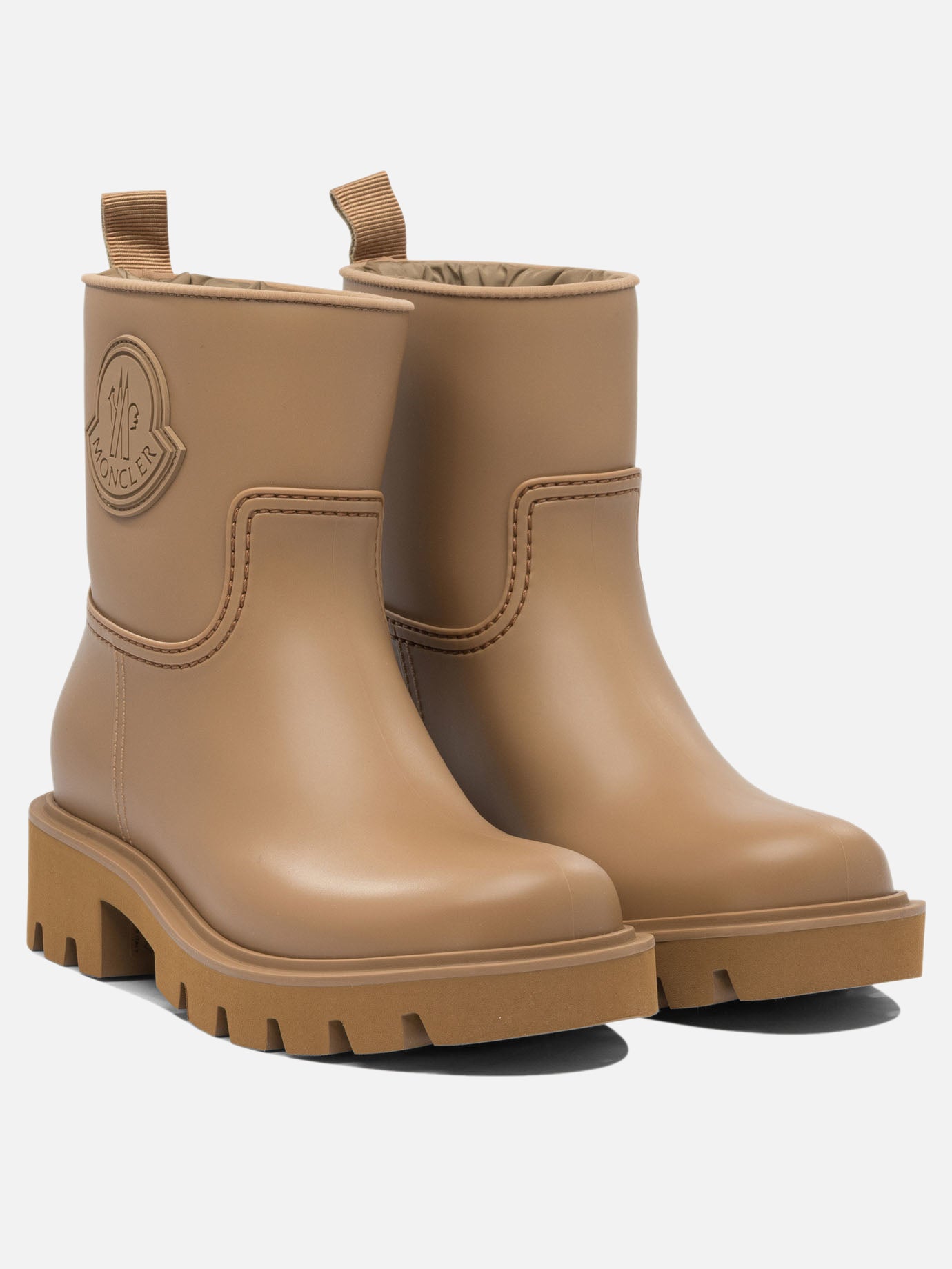 Rain boots 100% pvc - 100% rubber  Beige - Moncler Women | PDP | VIETTI Online Store | thumbnail_2