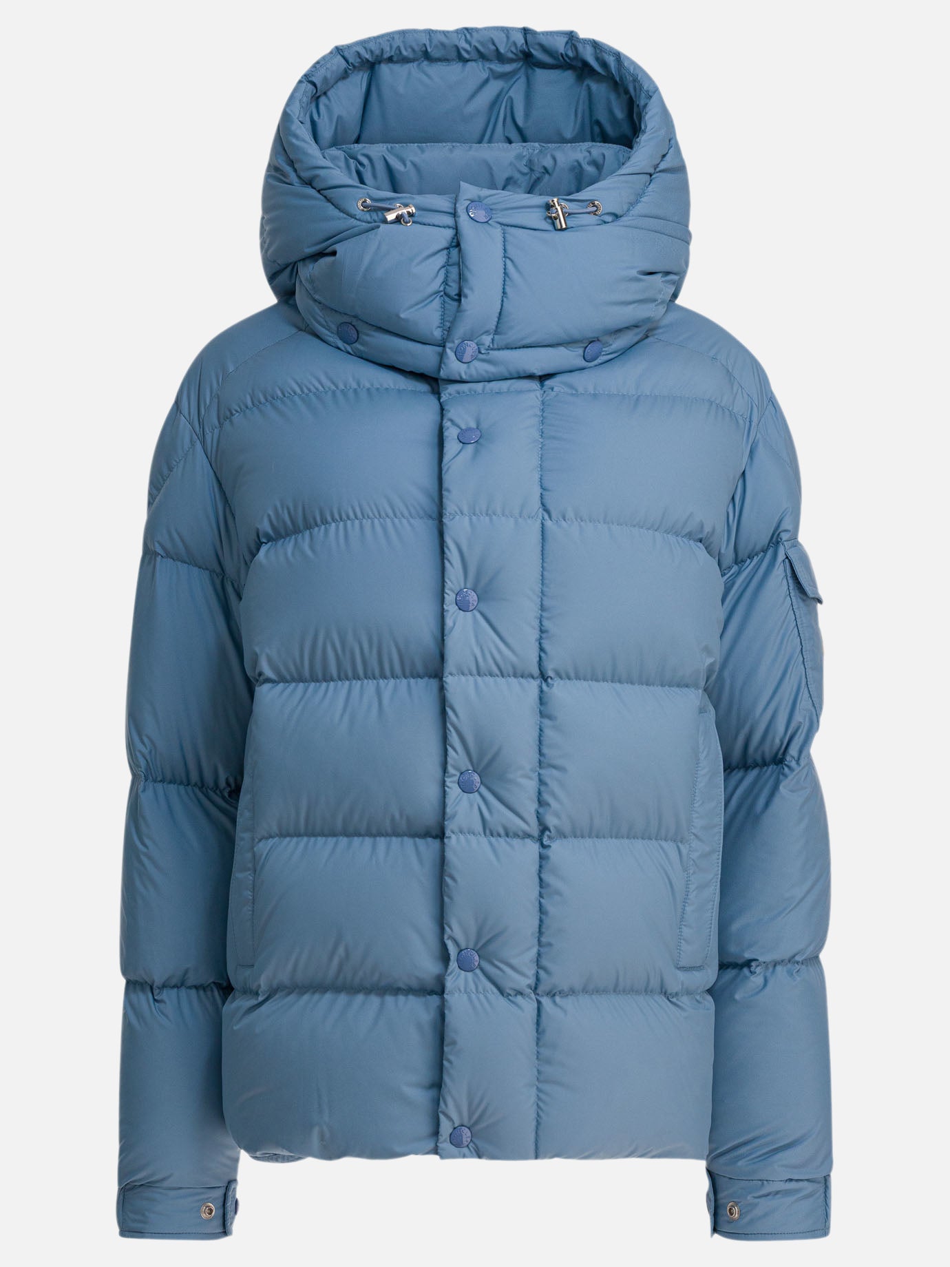 Down jackets Logo  Blue - Moncler Women | PDP | VIETTI Online Store | Zoom-Modal
