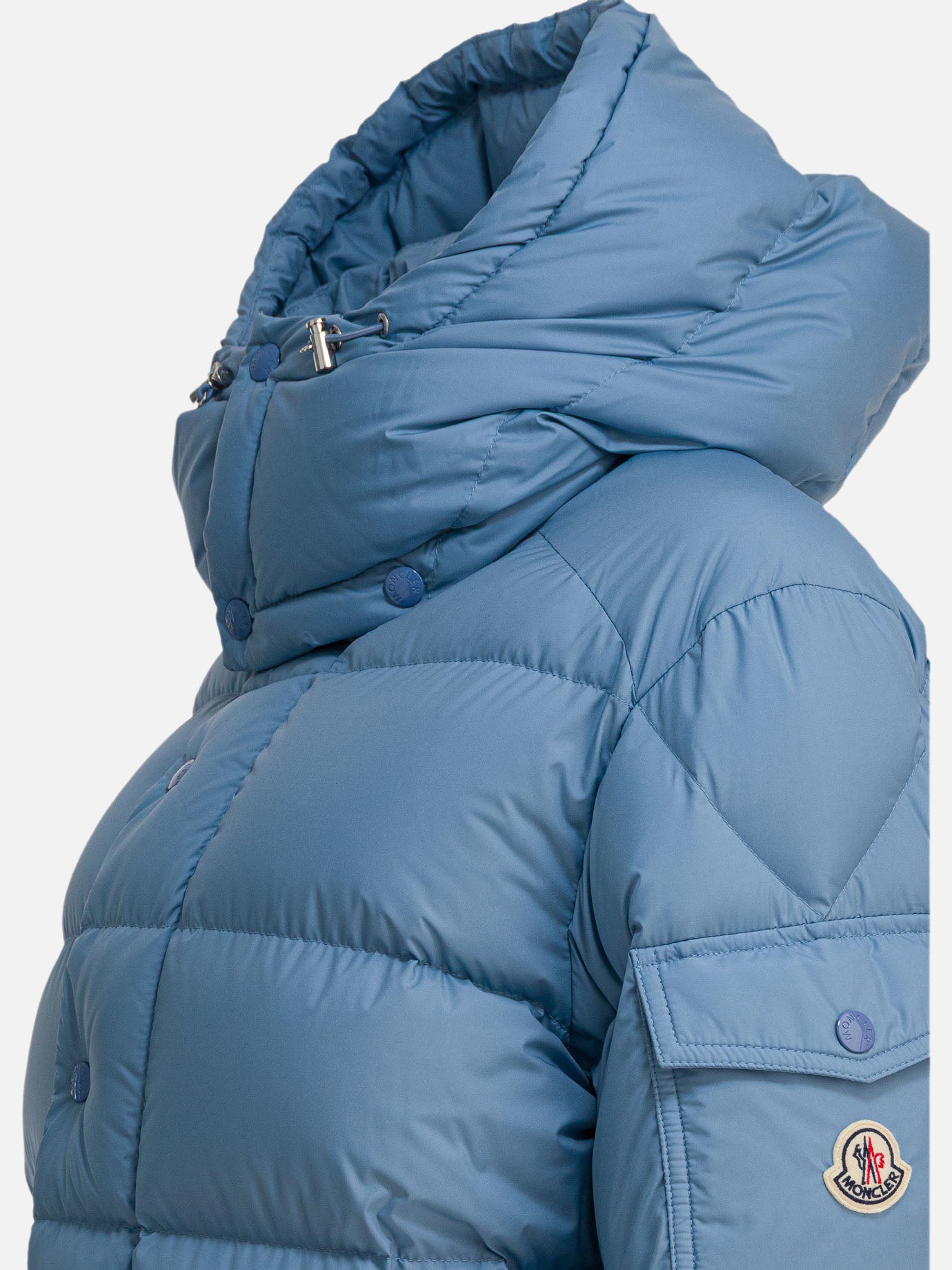 Down jackets Logo  Blue - Moncler Women | PDP | VIETTI Online Store | Zoom-Modal_4
