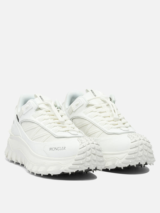 Low top sneakers 60% nylon 40% leather - 100% rubber  White - Moncler Men | PLP | VIETTI Online Store | 2

