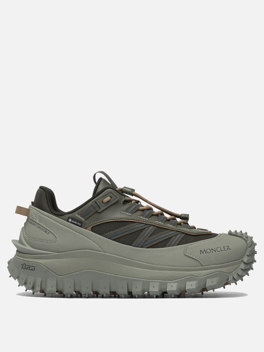 Low top sneakers 60% nylon 40% leather - 100% rubber  Green - Moncler Men | PLP | VIETTI Online Store 
