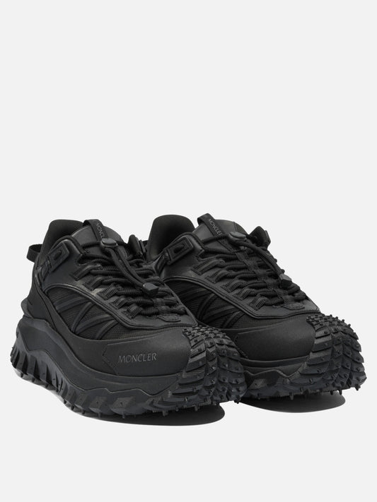 Low top sneakers 60% nylon 40% leather - 100% rubber  Black - Moncler Men | PLP | VIETTI Online Store | 2
