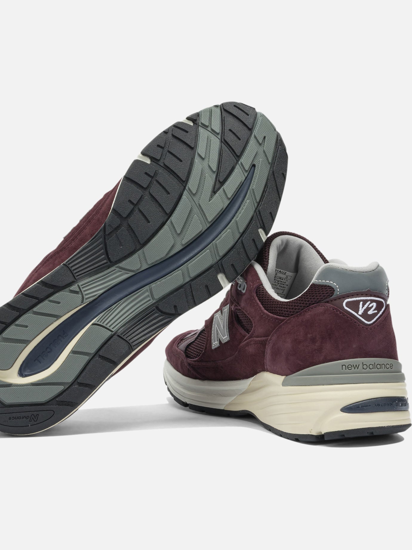 Low top sneakers 100% suede leather - 100% rubber  Bordeaux - New Balance Men | PDP | VIETTI Online Store | thumbnail_5