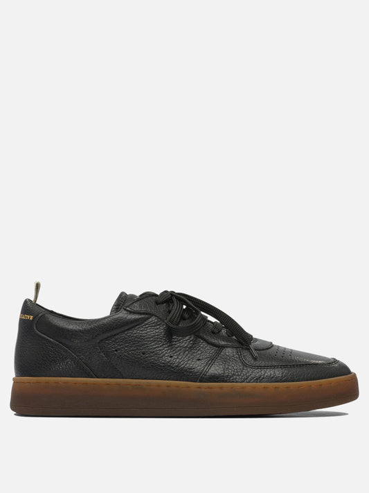Low top sneakers 100% leather - 100% rubber  Black - Officine Creative Men | PLP | VIETTI Online Store 
