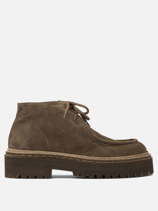 Laced loafers 100% suede - 100% rubber  Beige - Officine Creative Women | PLP | VIETTI Online Store 
