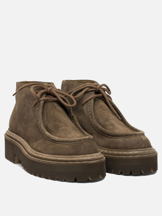 Laced loafers 100% suede - 100% rubber  Beige - Officine Creative Women | PLP | VIETTI Online Store | 2
