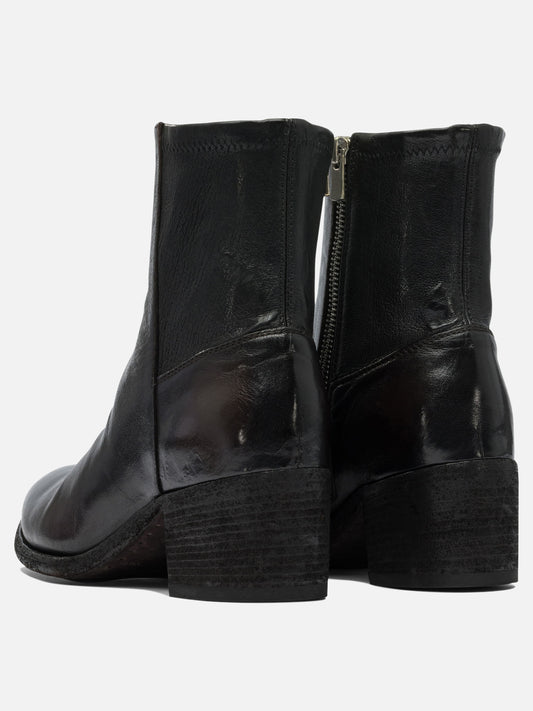 Zipped boots 100% leather - 100% leather  Black - Officine Creative Women | PLP | VIETTI Online Store | 2
