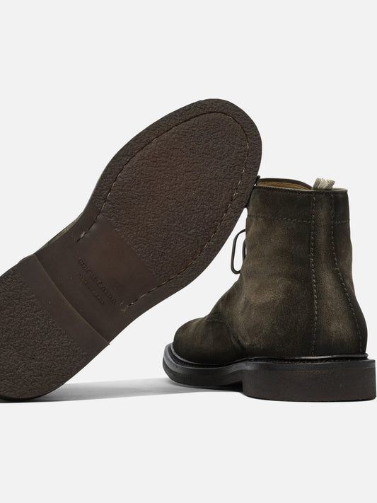 Lace-up boots 100% suede - 100% rubber  Green - Officine Creative Men | PLP | VIETTI Online Store | 2
