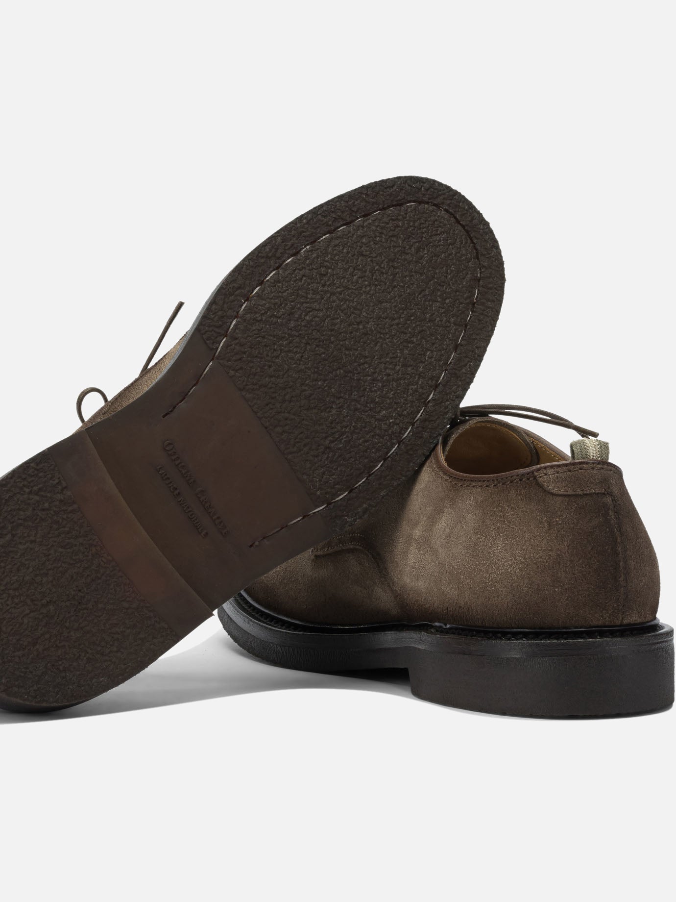 Derby 100% leather - 100% rubber  Brown - Officine Creative Men | PDP | VIETTI Online Store | thumbnail_5