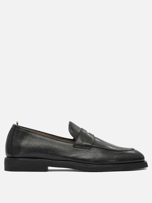 Loafers 100% suede - 100% rubber  Black - Officine Creative Men | PLP | VIETTI Online Store 
