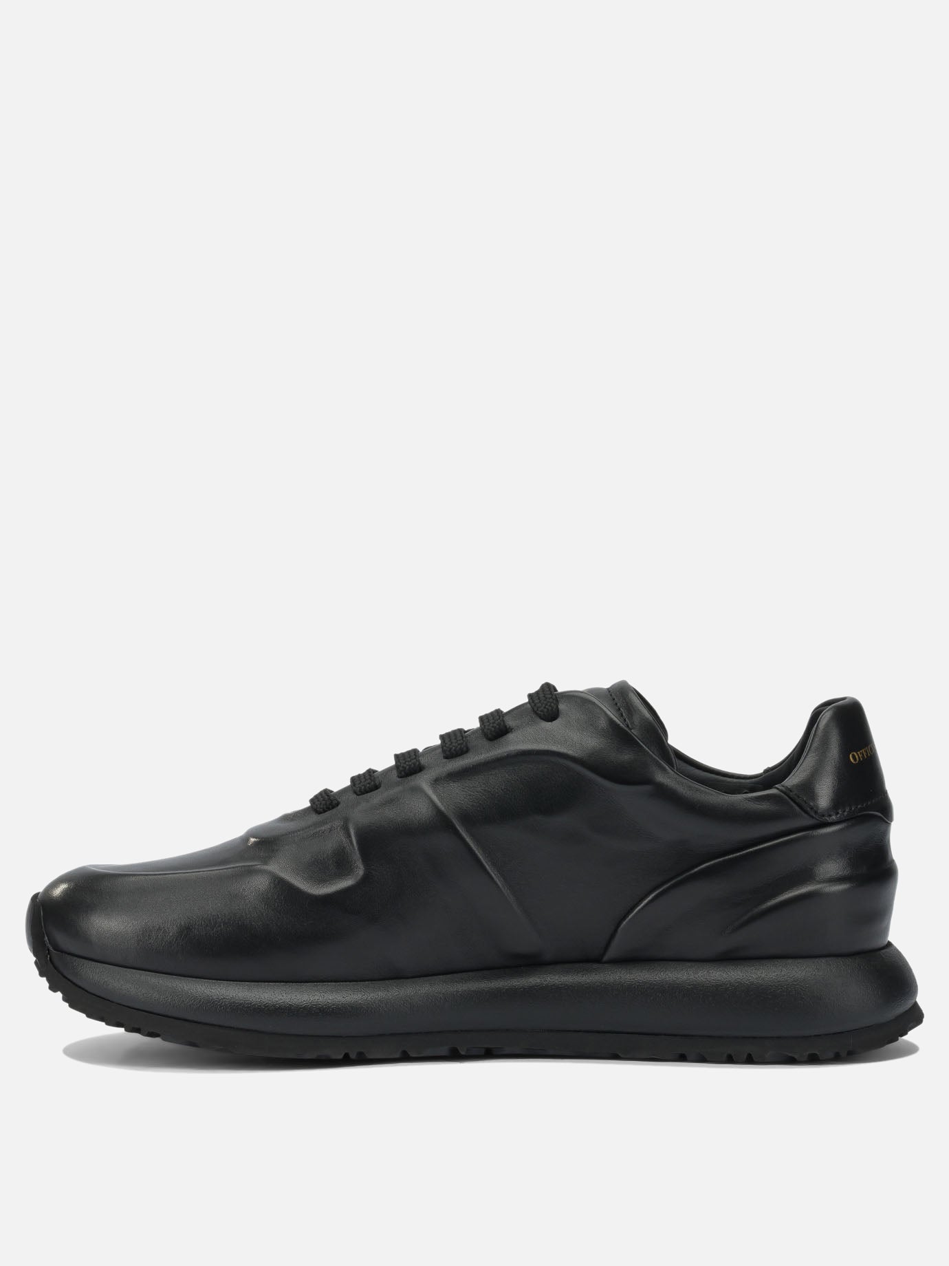 Low top sneakers 100% leather - 100% rubber  Black - Officine Creative Men | PDP | VIETTI Online Store | Zoom-Modal_3
